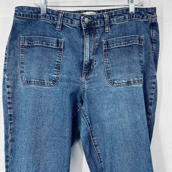 Universal Thread Women's 16R Flare Jeans High-Rise Stretchy Boho Festival Hippie - Picture 2 of 12